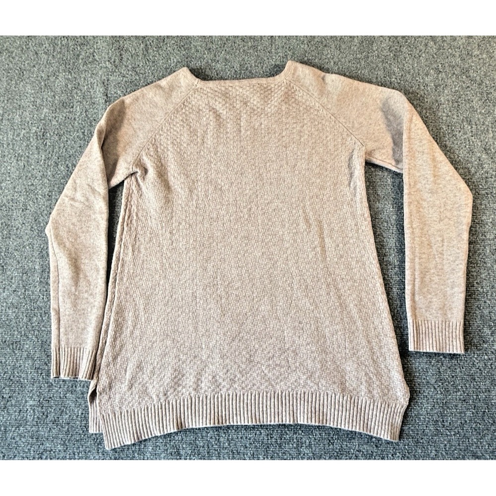 Cyrus, Women's Sweater ,Rosewood. Size M , Cable Knit, Pullover ,Split Hem - Picture 6 of 10